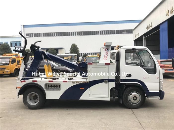 Light Wrecker Tow Truck 4X2 Isuzu 3t Wrecker for Road Towing Service