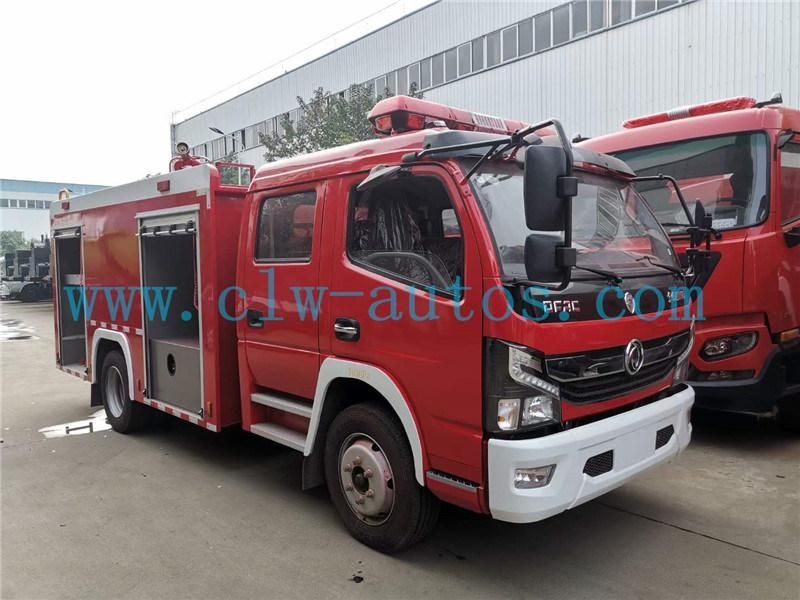 4000L 4tons Dongfeng Duolicar 4X2 Water Tank Fire Rescue Truck Fire Pumper Truck Fire Engine