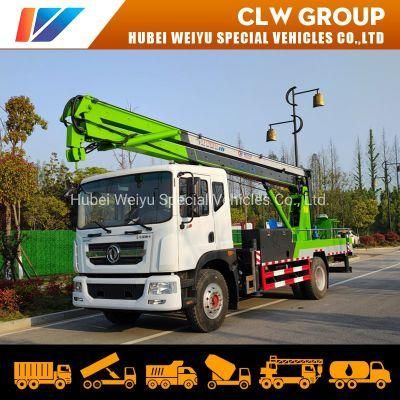 Dongfeng Brand 22m 25m High Altitude Work Folding Arm Truck with Hydraulic Lift Workset Aerial Work Truck