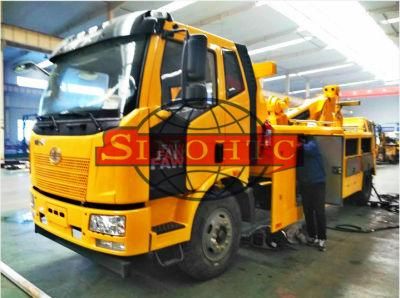 FAW 10 Tons Heavy Road Towing Truck/ Heavy duty wrecker Truck