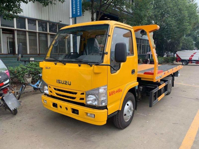 Japan Brand 1suzu 100p 4tons Road Wrecker Truck Road Recovery Truck for Sale