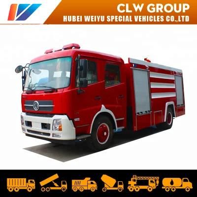 6000L Dongfeng Foam Water Firetruck 6cbm 6ton Fire Engine Truck