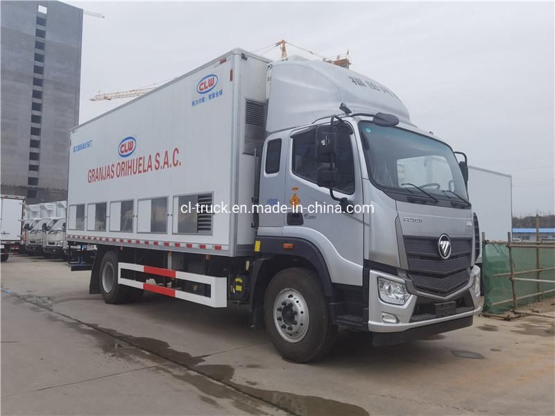 Isuzu 4X2 Small 3tons 4tons 5tons 6tons 8tons 10tons Live Animal Transport Vehicle Refrigerator Truck for Live Baby Chicken