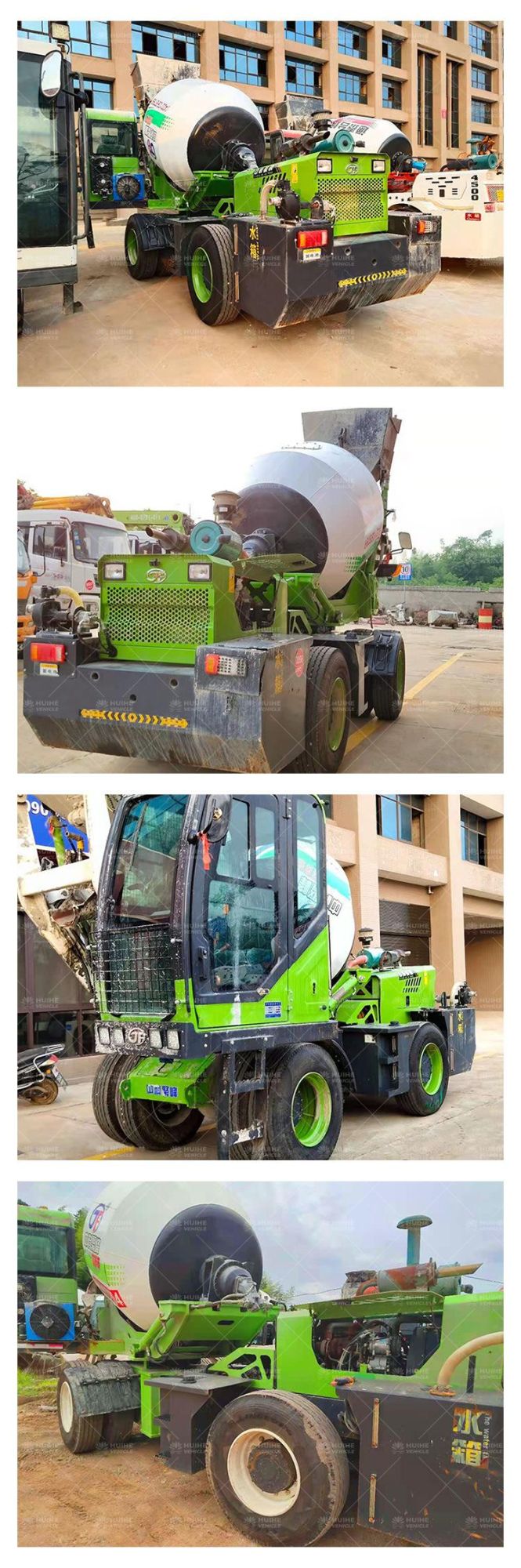 China Cm3500r 3.5cbm Mobile Machine Self Loading Concrete Mixer Prices with Pump Truck for Sale Truck Concrete Mixer Price