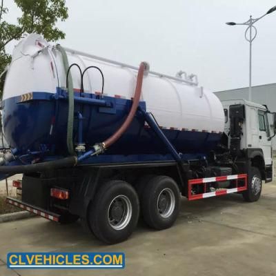 Sinotruk HOWO 336HP 20m3 Vacuum Septic Sewage Suction Truck