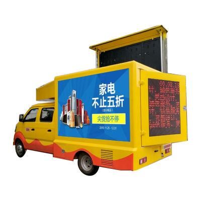 Sinotruk Wangpai Double Row Mobile 2 Side Full Color LED Advertising Truck