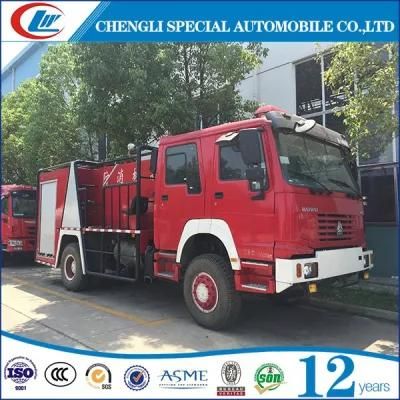 HOWO 4X2 8000liters Fire Fighting Truck Price