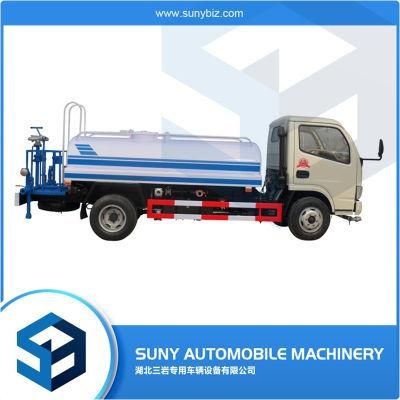 Dongfeng 4 Cbm Water Tanker Truck with The Street Washing Function