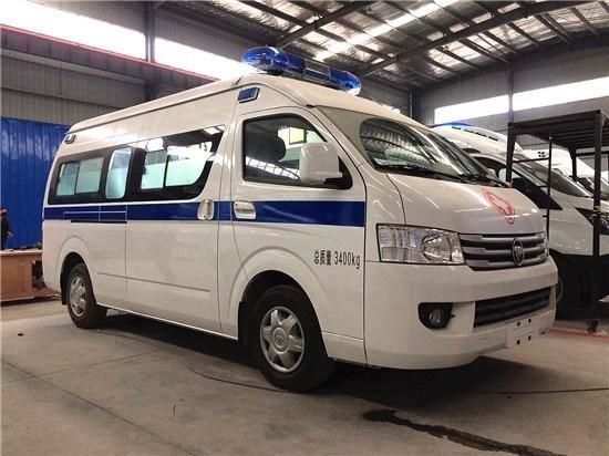 Foton Brand New Mini Right Hand Drive Diesel 4X2 Ambulance Car Price Vehicle for Sale