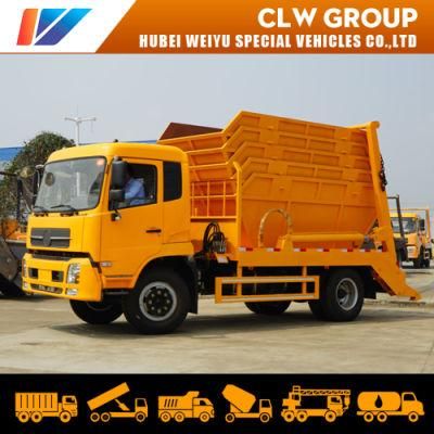 5mt 6mt Roll-off Waste Collector Container 6cbm 8cbm Skip Loader Swing Arm Roll off Garbage Truck