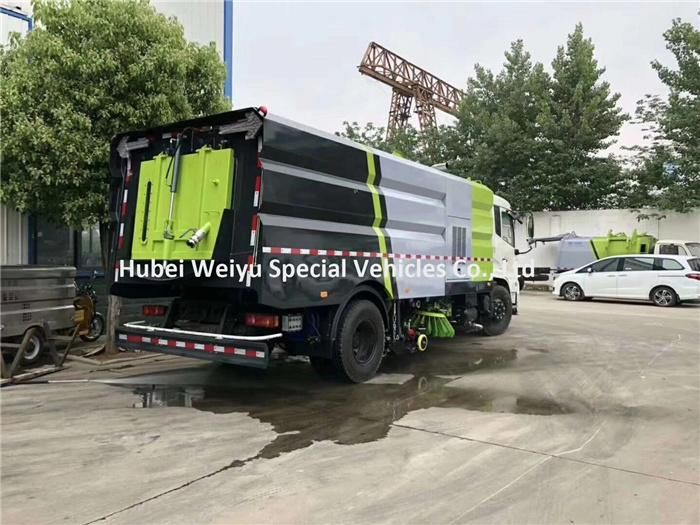 Dongfeng Durable 16cbm 16tons Vacuum Sweeper Truck Road Cleaning