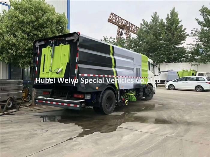 Dongfeng Durable 16cbm 16tons Vacuum Sweeper Truck Road Cleaning