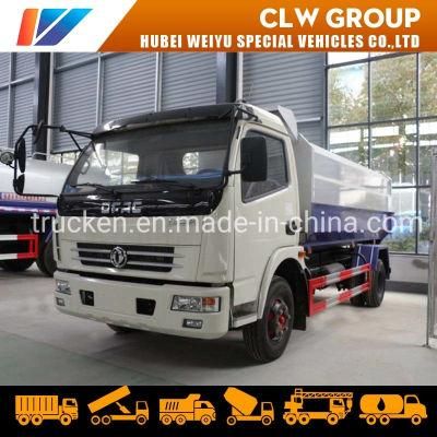 Dongfeng 8cbm Side Loading Compactor Refuse Truck Hydraulic Lifting Garbage Collection Truck Waste Management