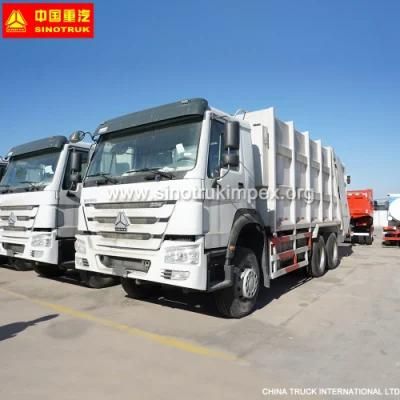 Compressed Garbage Truck 336HP Sinotruk 6X4 Garbage Truck