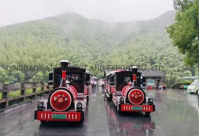 China Production Amusement Park Tourist Electrical Trackless Train