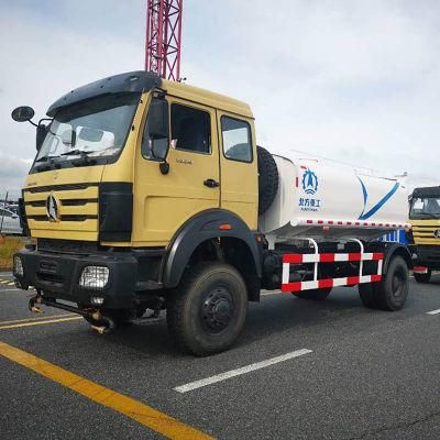 Beiben 4X4 Water Tank Trucks 10m3 Shenzhen Sprinkler Spray Truck