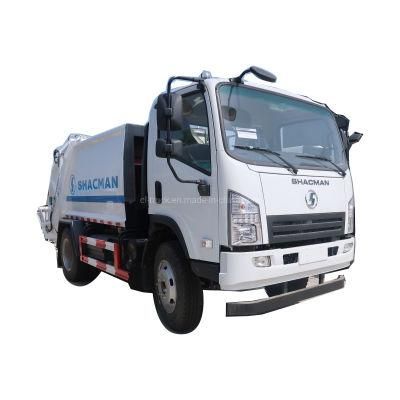 Shacman Small Diesel Engine 4tons 5tons 6tons Remote Control Garbage Truck