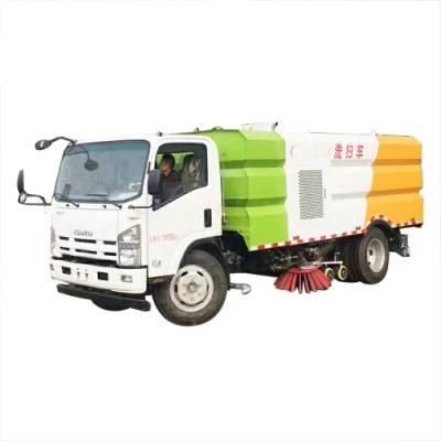 Isuz U 1cbm Water Tanker 4cbm Dust Tanker Road Sweep Truck
