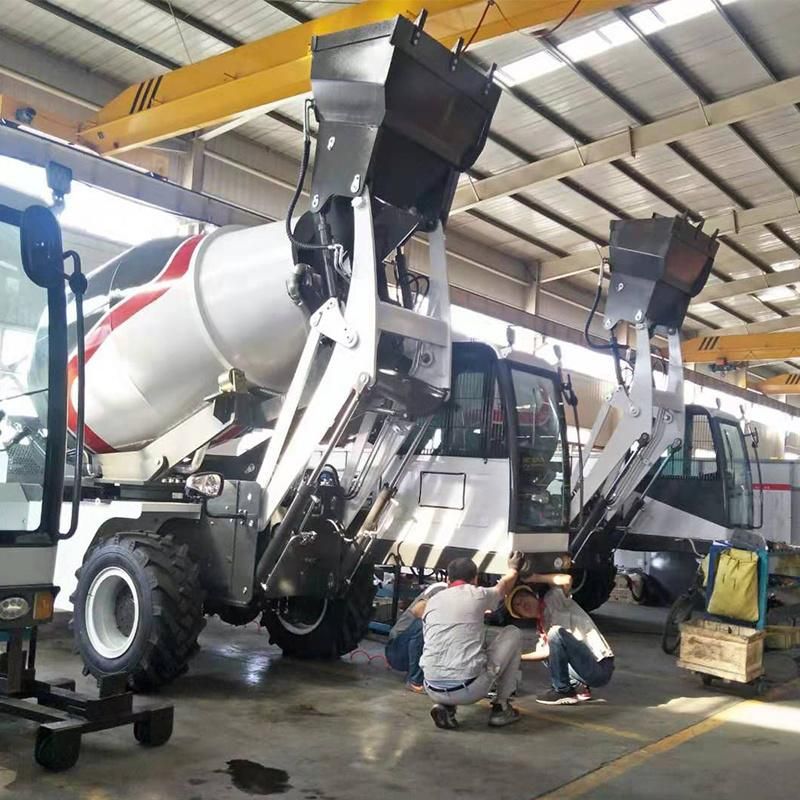 China Concrete Transit Truck Self Loading Concrete Mixer Truck