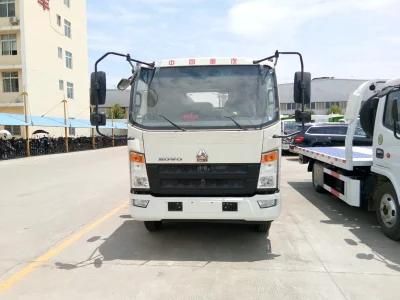 Cheap Price Sinotruk HOWO 5tons Flatbed Wrecker Towing Truck