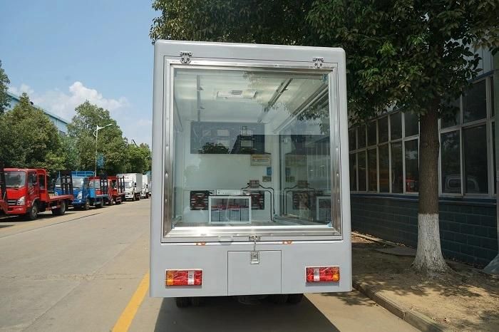 China Good Price Export Broadcasting Trucks with 3-Sides Scrolling Poster Display Billboard and 1-Side LED Screen Outdoor Advertising Truck