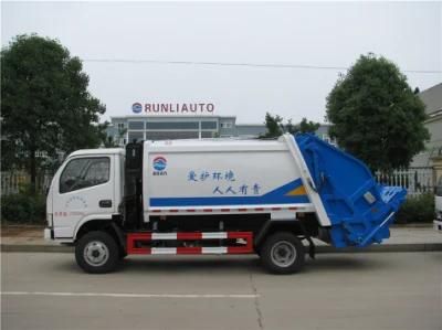 Factory Supplied 4X2 6m3 Compressed Refuse Truck, Refuse Compactor Truck, Compression Refuse Truck for Sale