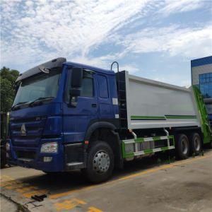 15-20 Tonne HOWO Refuse Collector Trucks 20000 Liters Sino Compression Garbage Truck