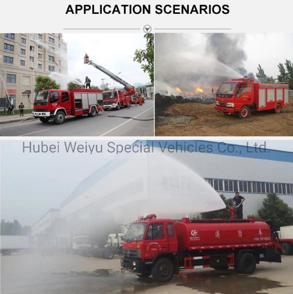 HOWO 7000L Foam Fire Truck 7cbm 6t 7t Water Tanker Fire Fighting Truck
