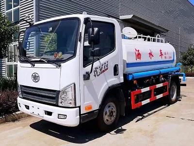 4 Cubic small water spraying truck urban street cleaning using 4000 liters water cart