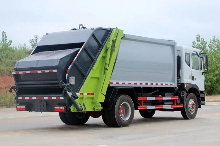 High Quality FAW 14, 000 Liters 14 Cbm Compactor Garbage Truck