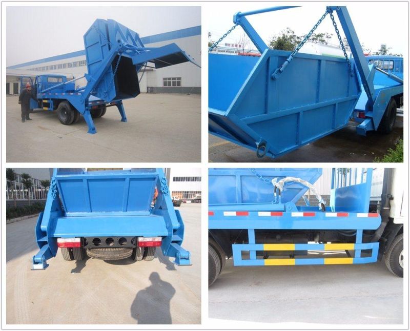 Good Quality 6cbm 7cbm Trash Collecting Truck Swing Arm Garbage Truck