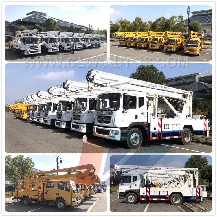 High Lifting Platform Truck Working Platform Isuzu 18m 20m 22m Hydraulic Aerial Lift Platform Bucket Truck