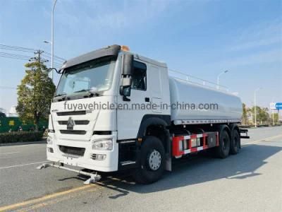 6X4 Sinotruk 336HP 20ton-25ton 25000 Litres Water Tank Truck