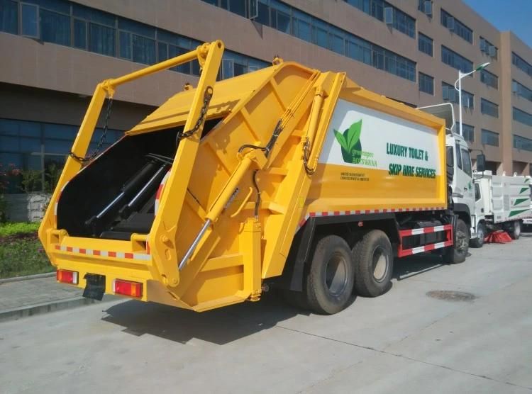 20cbm 6*4 Big Large Size Skip Loader Garbage Compactor Truck