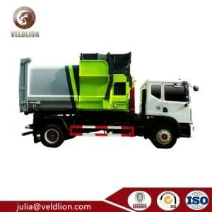 Top Mobile Refuse Compactor Station 18 M3 Garbage Compactor Waste Hooklift Truck