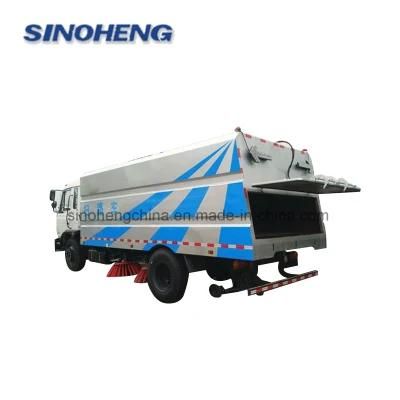 Dongfeng 153 190HP 11m3 Road Sweeper Vehicle Road Sweeper Machine Road Sweeper Truck