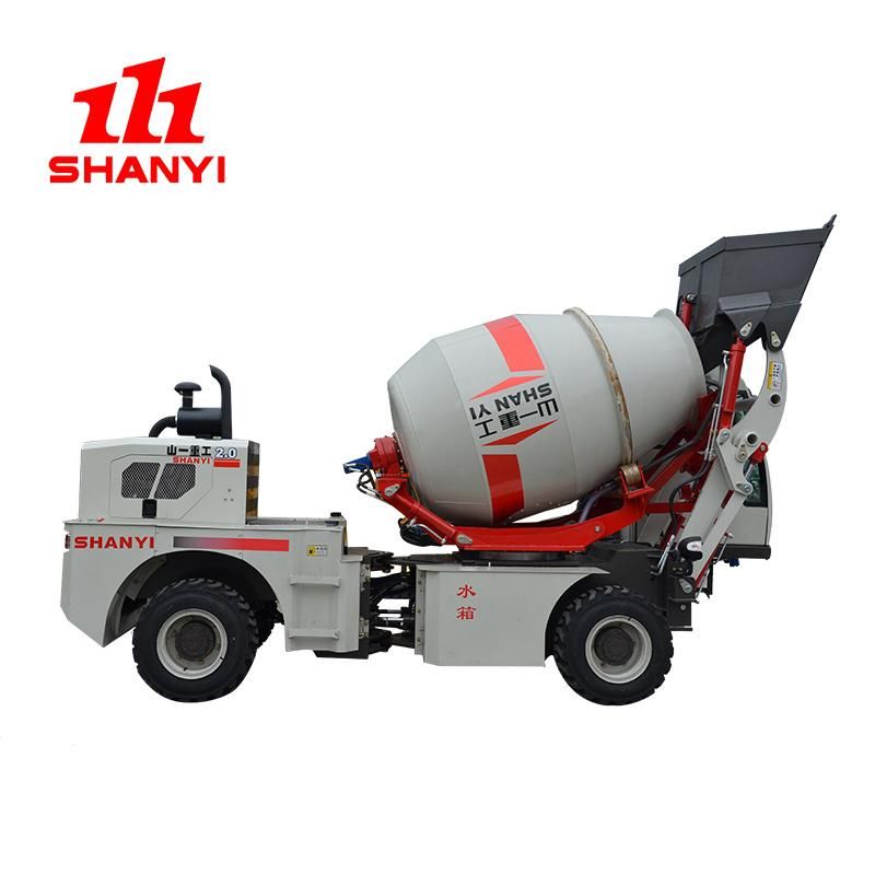 Self-Loading Concrete Mixer Truck