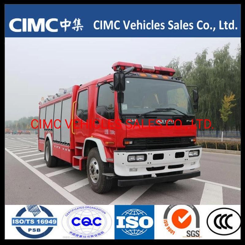 Isuzu F Series Fvr Fire Fighting Truck 6000L 1500 Gallons with 6HK1 Engine