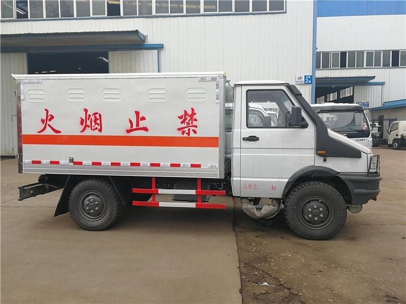 1tons 2tons Dangerous Good Transport and Explosion-Proof Equipment Delivery Cargo Van Truck