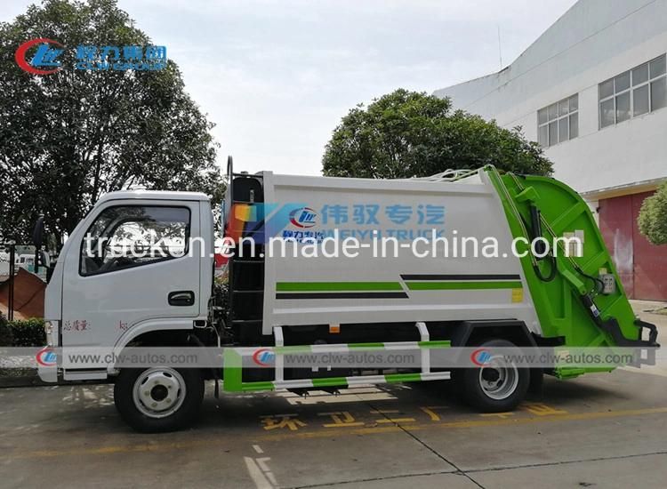 China Dongfeng 4X2 4m3 5m3 Compactor Garbage/Refuse/Rubbish/Waste Collection Truck