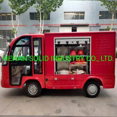 Electric Fire Fighting Trucks with Door and Electric Motor-Driven Fire Pumps