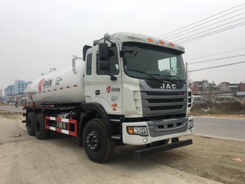 JAC 6X4 Type 14m3 Toilet Sewage Suction Truck Cleaning Sewer Vacuum Truck for Sale