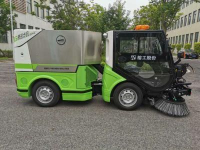 Jiangsu Yancheng Sweep and Suck Type Electric Cargo Trucks Snow Removal