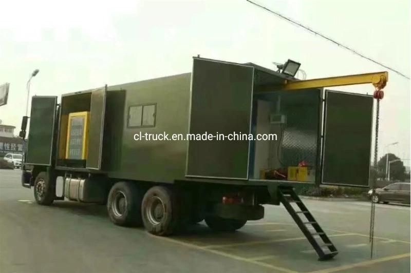 HOWO 6X4 OEM Mobile Maintenance Vehicle