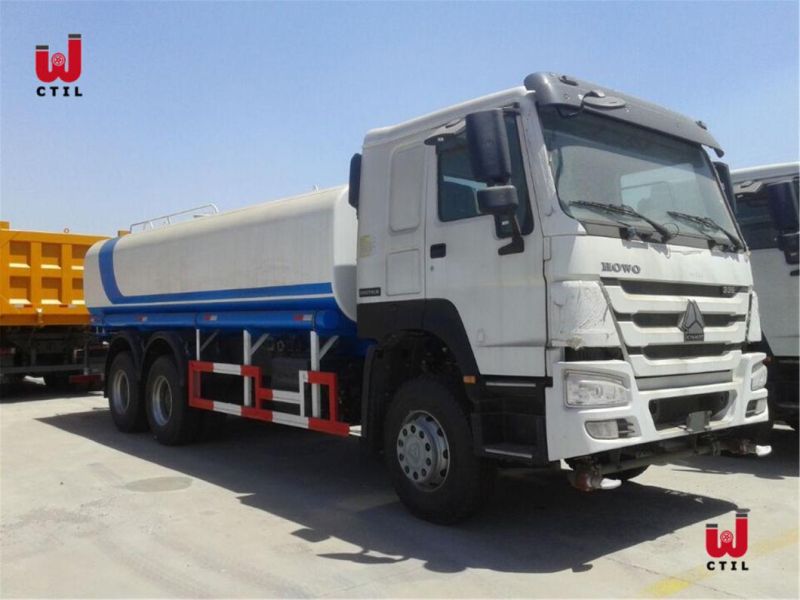 Sinotruk HOWO Water Truck Installtd High-Pressure Water Gun 20000 Liter Water Spray Tank Truck