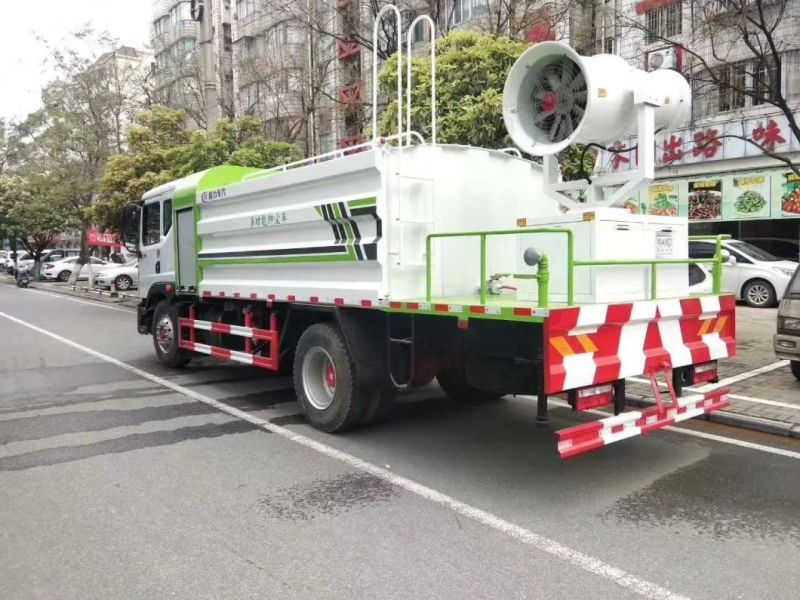 Dongfeng 12tons Sterilizing Sprinkler Tanker Truck Spraying 60m Spreader Truck