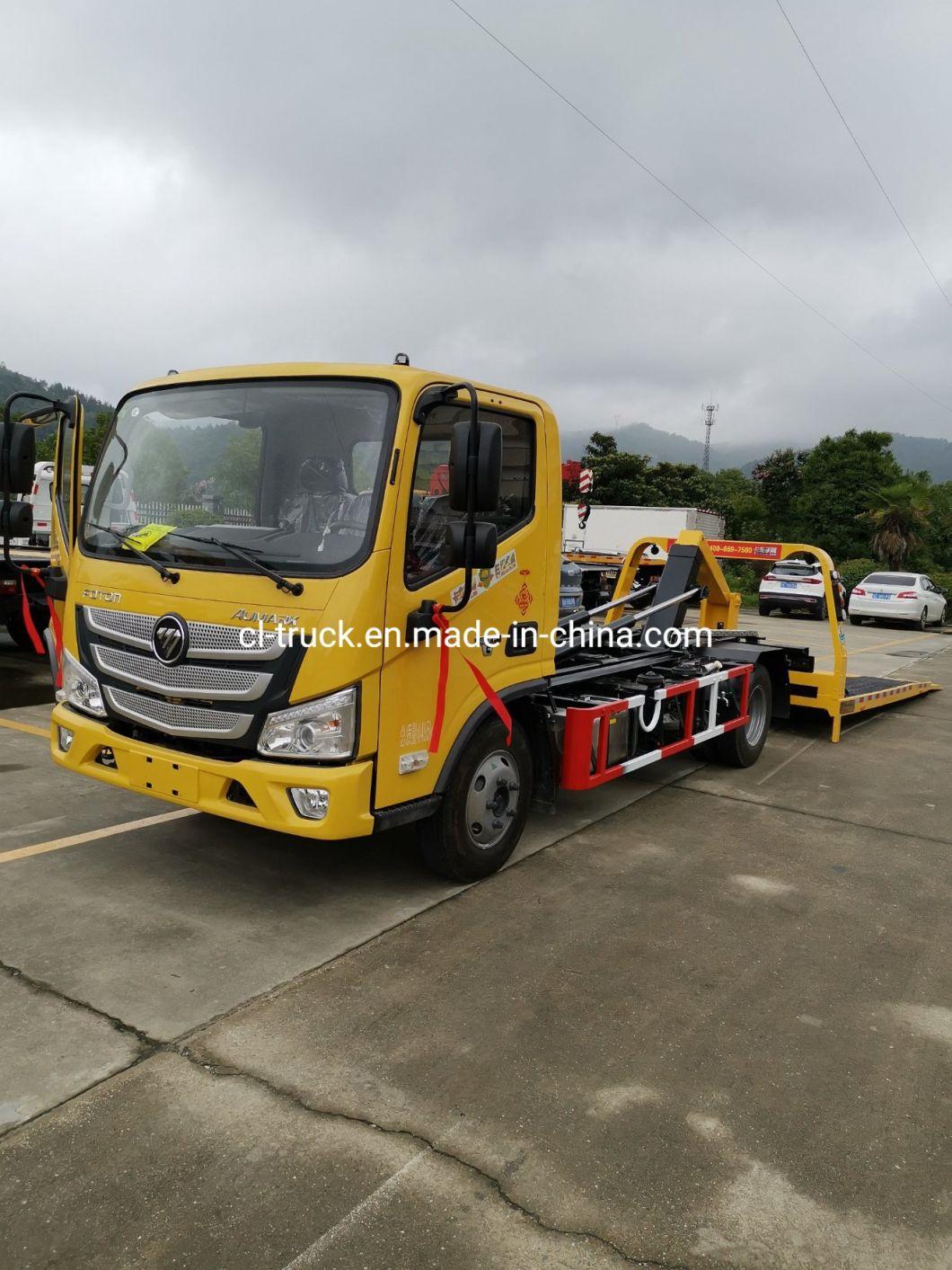 New Foton Recovery Wrecker Truck 8 Ton Type Towing Two Recovery Truck Body