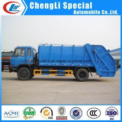 Cheap Price 10000L Compactor Type Garbage Truck with Dumping Function