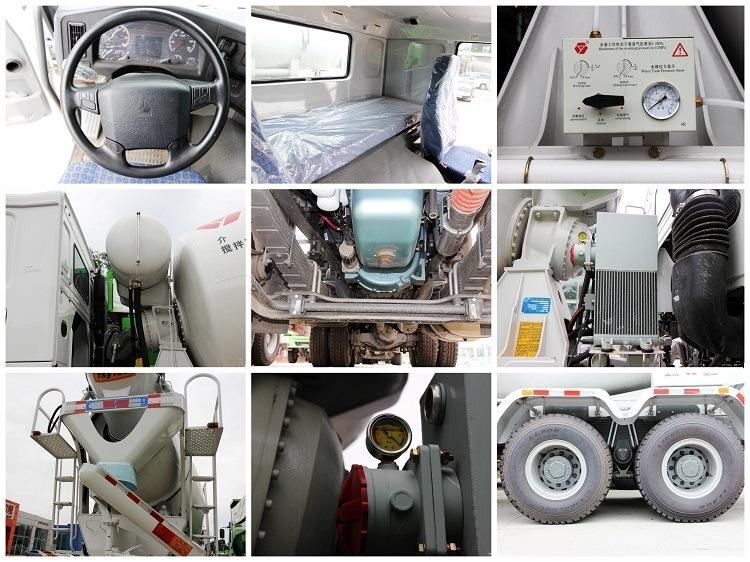 New HOWO 8X4 Concrete Cement Mixer Truck for Sale