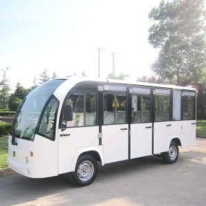 Electric Shuttle Bus Sightseeing Bus with Long Roof Electric Tourist Bus (DN-14F)